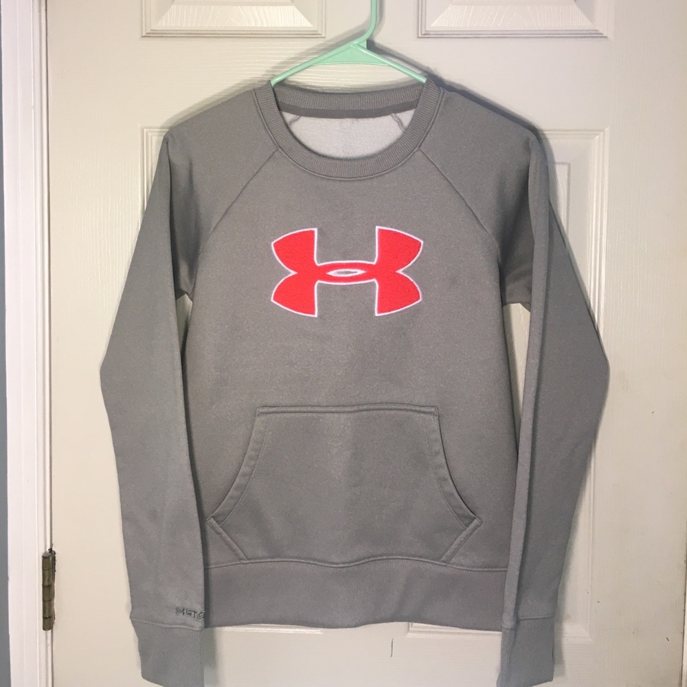 Under Armour Big Logo Fleece Crew Neck Sweatshirt